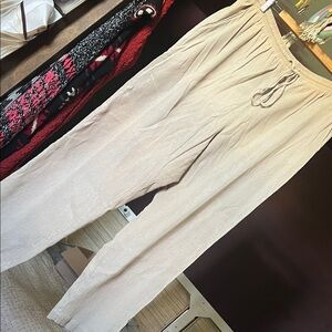 Alfred Dunner Beige Straight Leg Pants Size 24W